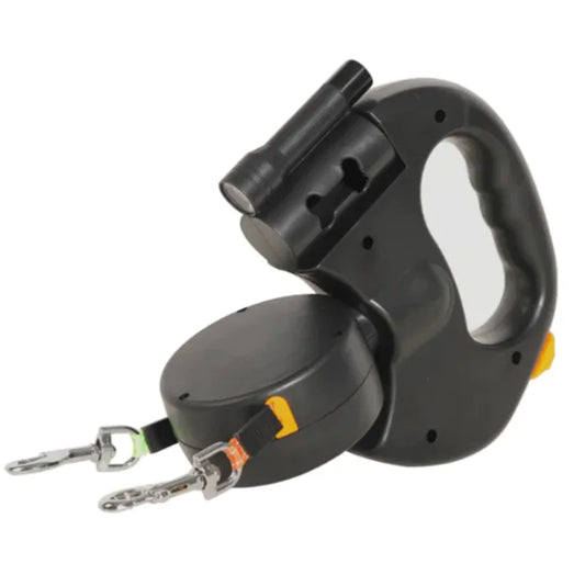 Correa Doble Automática para Perros