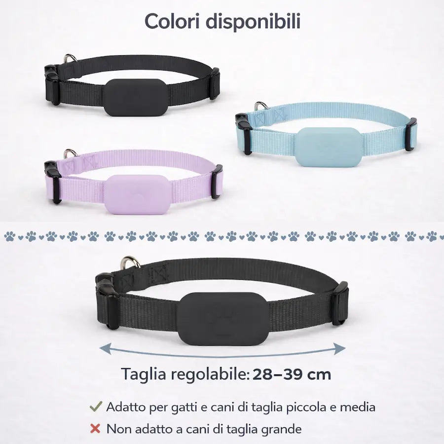 Collare localizzatore per animali