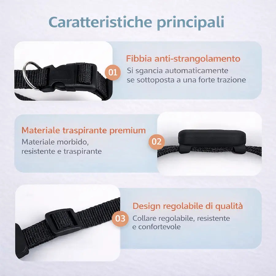 Collare localizzatore per animali